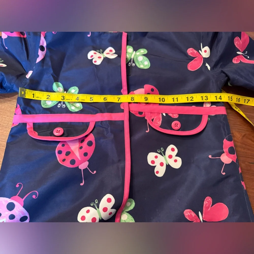 Gymboree Garden Friends Girls Size Small Butterfly & Lady Bugs Jacket/Coat